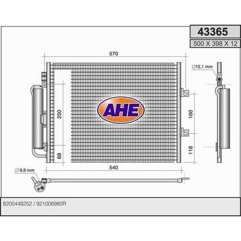 Ahe Condensatore 43365