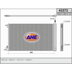 Ahe Condensatore Opelinsignia B/D 43373