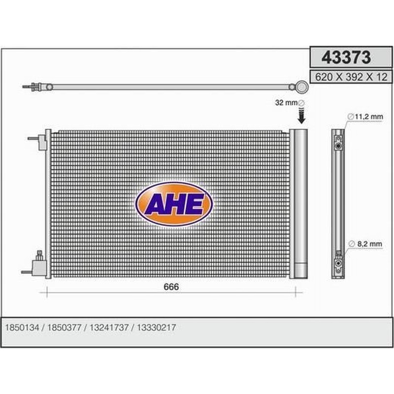 Ahe Condensatore Opelinsignia B/D 43373