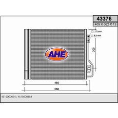 Ahe Condensatore 43376 per ripristinare il corretto funzionamento del componente