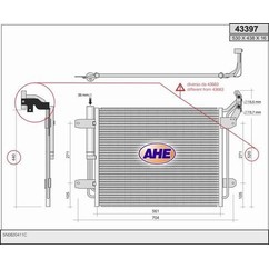 Ahe Condensatore 43397 per ripristinare il corretto funzionamento del componente