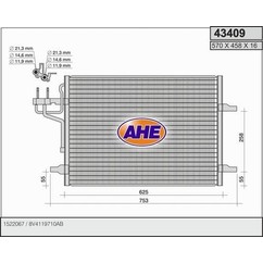 Ahe Condensatore 43409 per ripristinare il corretto funzionamento del componente