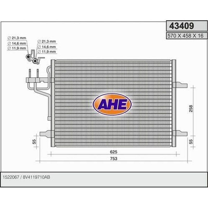 Ahe Condensatore 43409