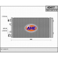 Ahe Condensatore Rn Megane Iii 43417