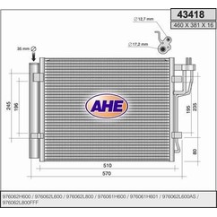 Ahe Condensatore 43418 per ripristinare il corretto funzionamento del componente