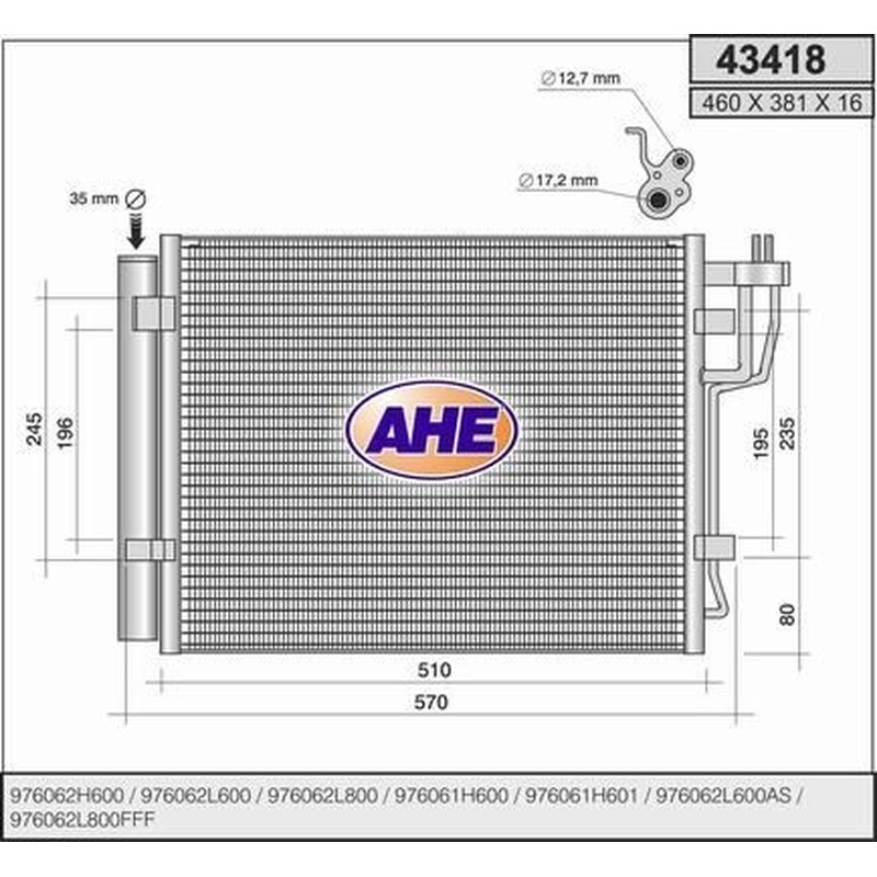 Ahe Condensatore 43418