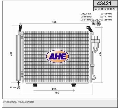 Ahe Condensatore 43421 per ripristinare il corretto funzionamento del componente