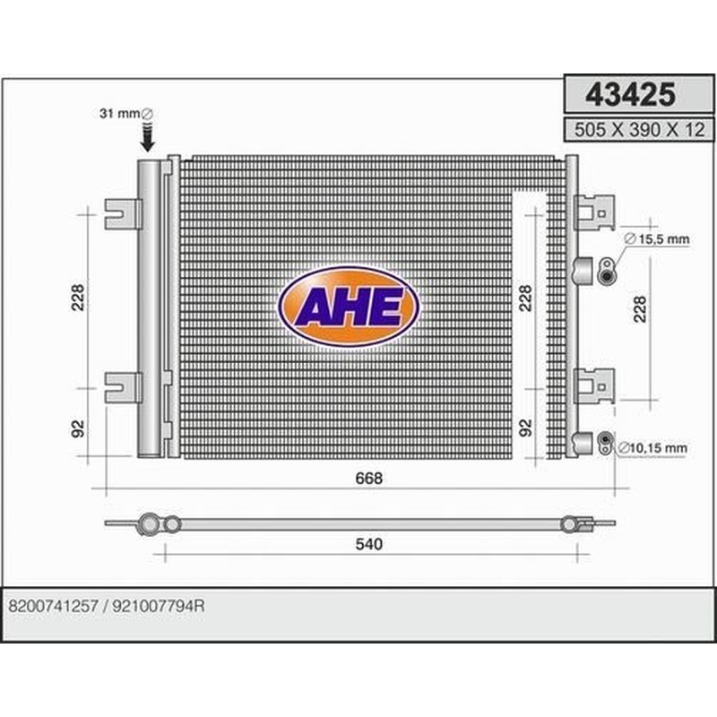 Ahe Condensatore 43425