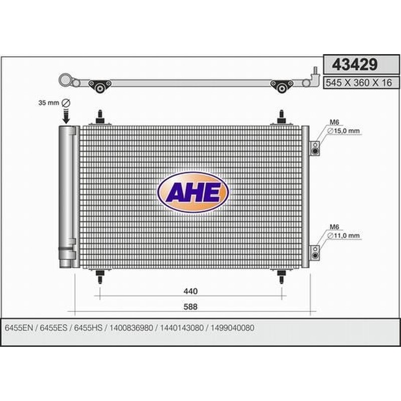 Ahe Condensatore 43429