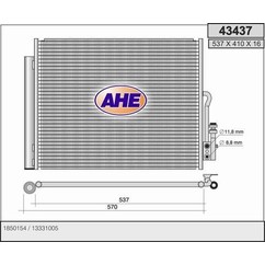 Ahe Condensatore 43437 per ripristinare il corretto funzionamento del componente
