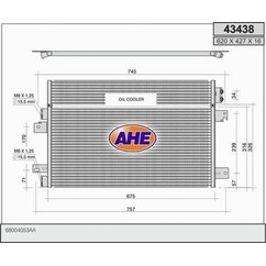 Ahe Condensatore 43438 per ripristinare il corretto funzionamento del componente