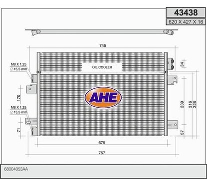Ahe Condensatore 43438 per ripristinare il corretto funzionamento del componente