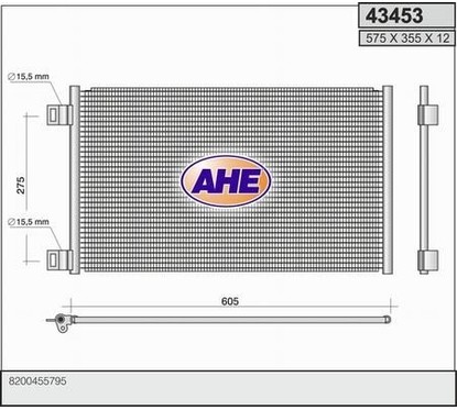 Ahe Condensatore 43453 per ripristinare il corretto funzionamento del componente