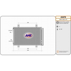 Ahe Condensatore 43478 per ripristinare il corretto funzionamento del componente