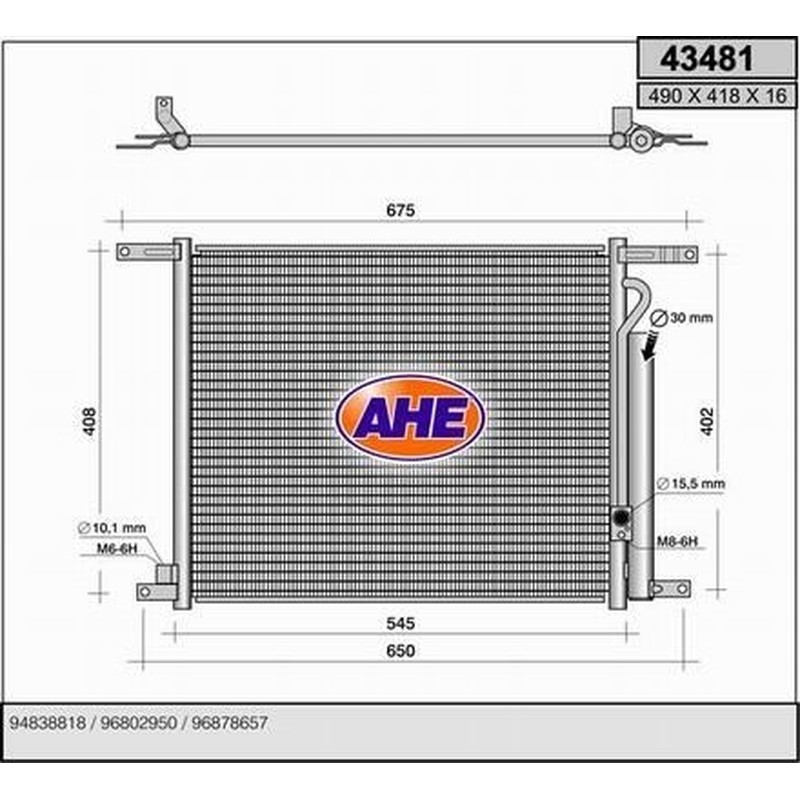 Ahe Condensatore 43481