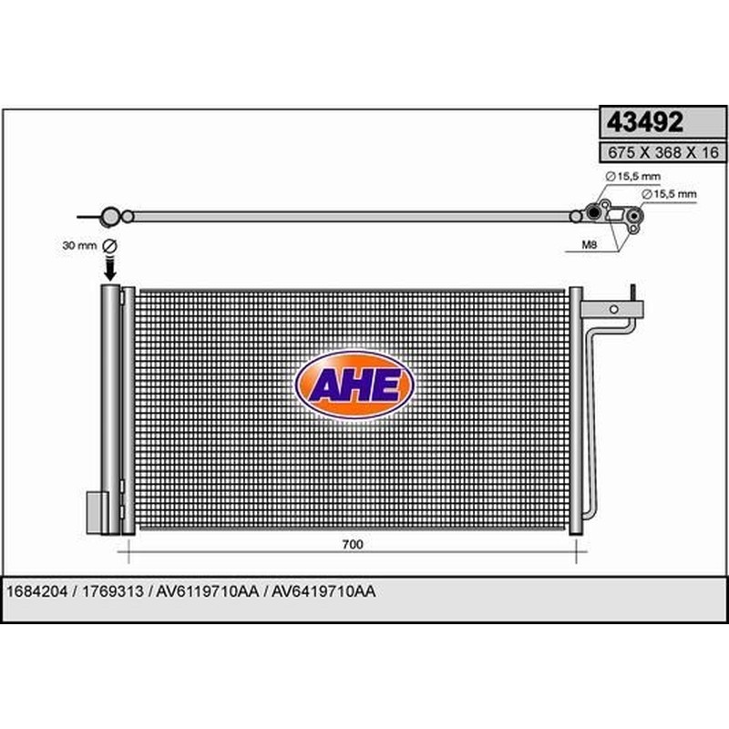 Ahe Condensatore 43492