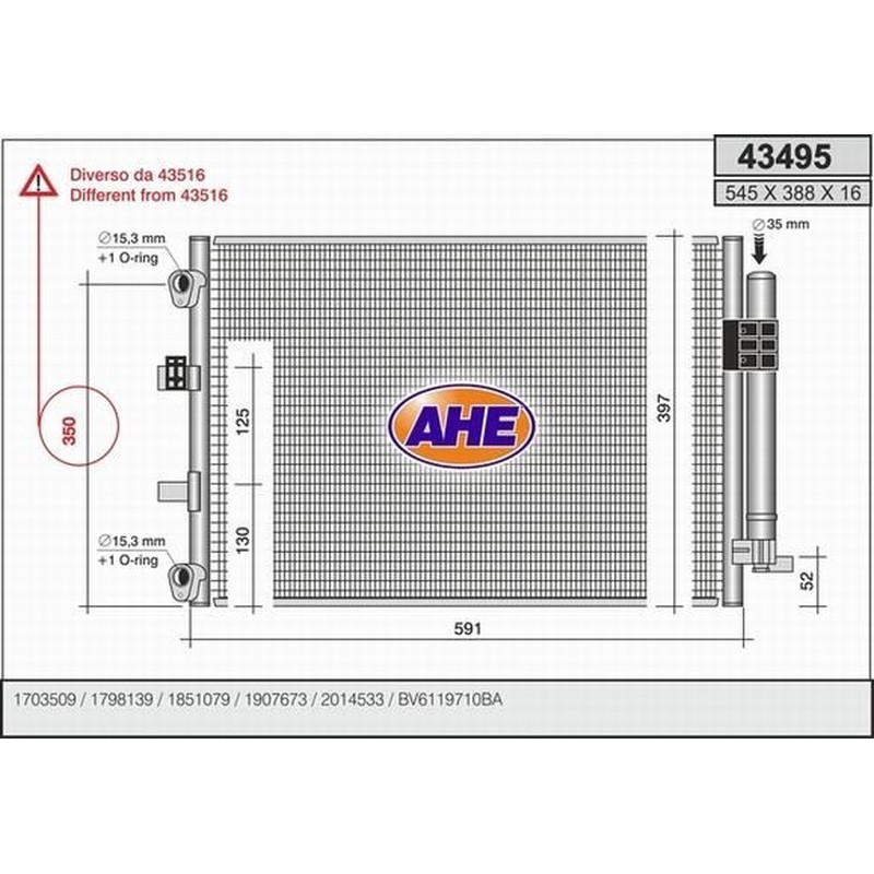 Ahe Condensatore 43495