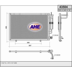 Ahe Condensatore 43504 per ripristinare il corretto funzionamento del componente
