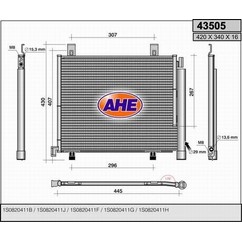 Ahe Condensatore 43505 per ripristinare il corretto funzionamento del componente