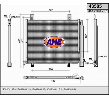 Ahe Condensatore 43505 per ripristinare il corretto funzionamento del componente