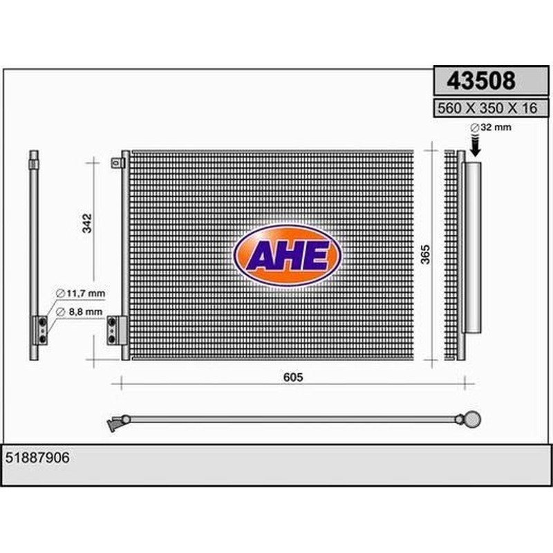 Ahe Condensatore 43508