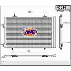 Ahe Condensatore 43514 per ripristinare il corretto funzionamento del componente