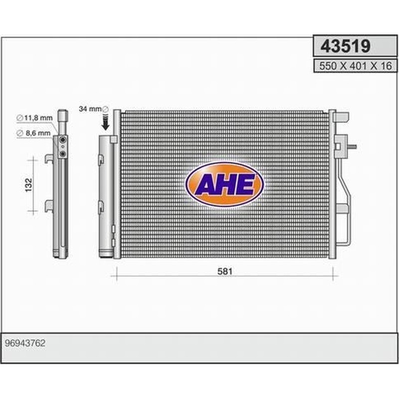 Ahe Condensatore 43519