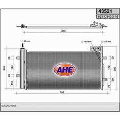 Ahe Condensatore 43521 per ripristinare il corretto funzionamento del componente