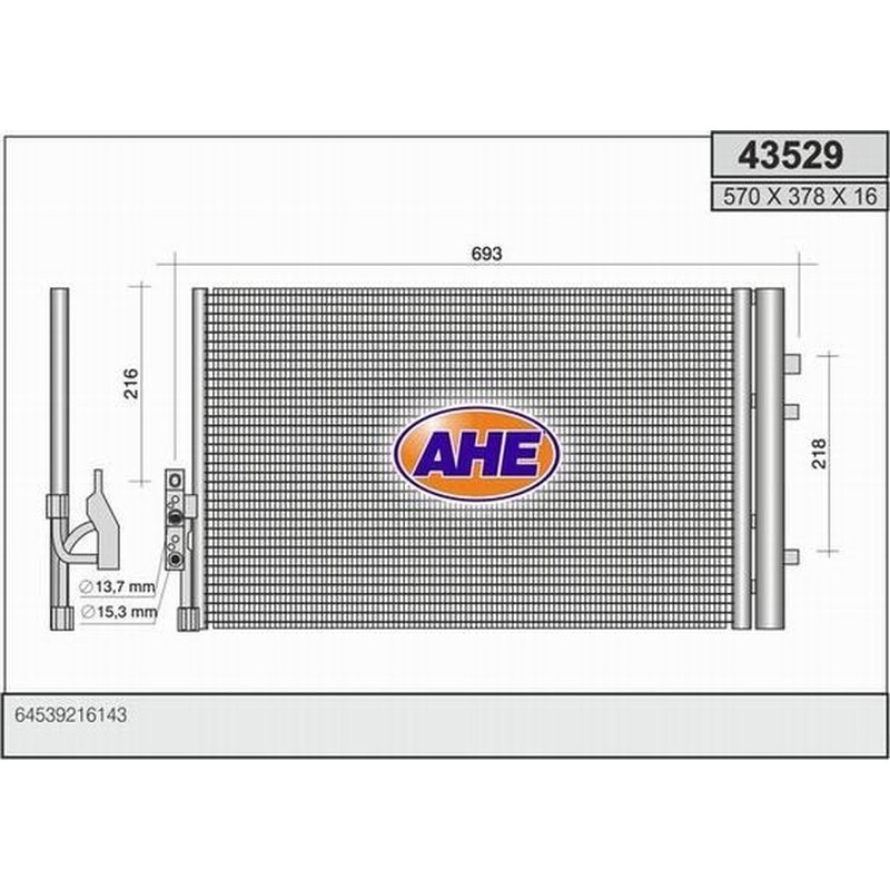 Ahe Condensatore 43529