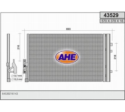 Ahe Condensatore 43529 per ripristinare il corretto funzionamento del componente