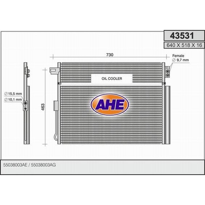Ahe Condensatore 43531