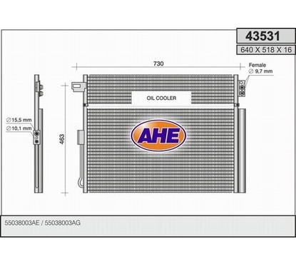 Ahe Condensatore 43531 per ripristinare il corretto funzionamento del componente