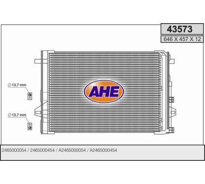 Ahe Condensatore 43573 per ripristinare il corretto funzionamento del componente