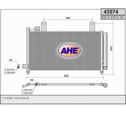 Ahe Condensatore 43574 per ripristinare il corretto funzionamento del componente