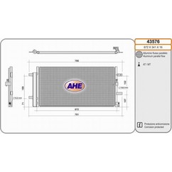Ahe Condensatore 43576 per ripristinare il corretto funzionamento del componente