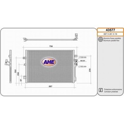 Ahe Condensatore 43577 per ripristinare il corretto funzionamento del componente