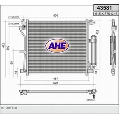 Ahe Condensatore 43581 per ripristinare il corretto funzionamento del componente