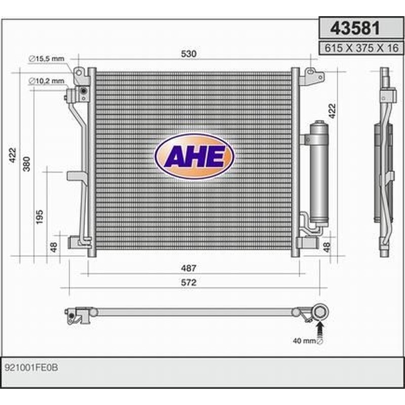 Ahe Condensatore 43581