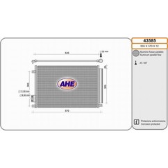 AHE Condensatore, Climatizzatore 43585