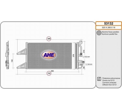 Ahe Condensatore 53132 per ripristinare il corretto funzionamento del componente
