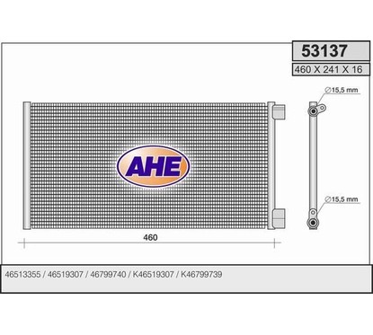 Ahe Cond. Fiat Seicento 900 1.1 53137 per ripristinare il corretto funzionamento del componente