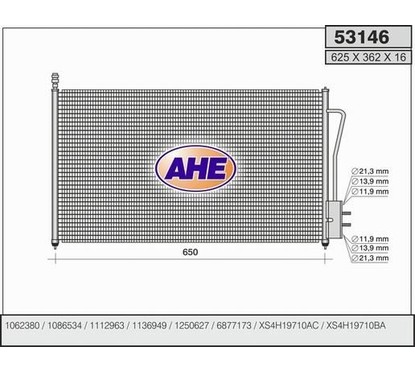 Ahe Condensatore 53146 per ripristinare il corretto funzionamento del componente