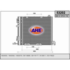 Ahe Condensatore Astra G 1.7D 53202