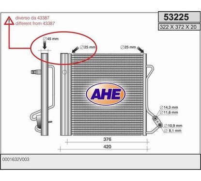 Ahe Cond. Smart Fortwo N06.08 Cdi 53225 per ripristinare il corretto funzionamento del componente
