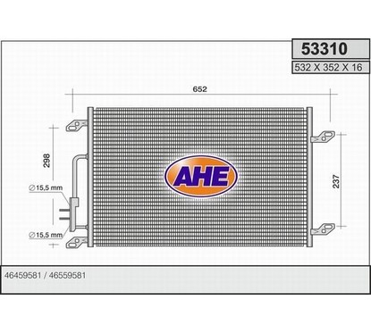 Ahe Condensatore 53310 per ripristinare il corretto funzionamento del componente