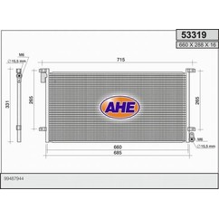 Ahe Condensatore 53319 per ripristinare il corretto funzionamento del componente