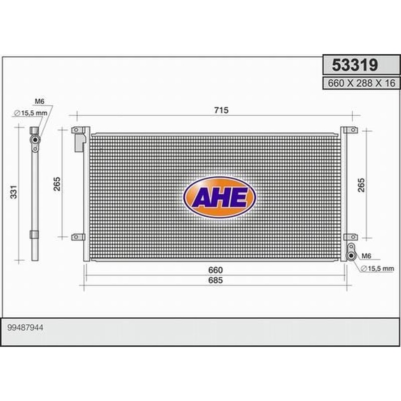 Ahe Condensatore 53319