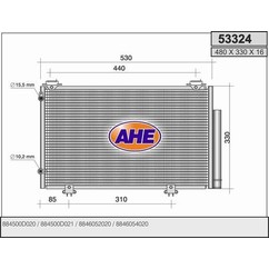 Ahe Condensatore Ty Yaris All 53324