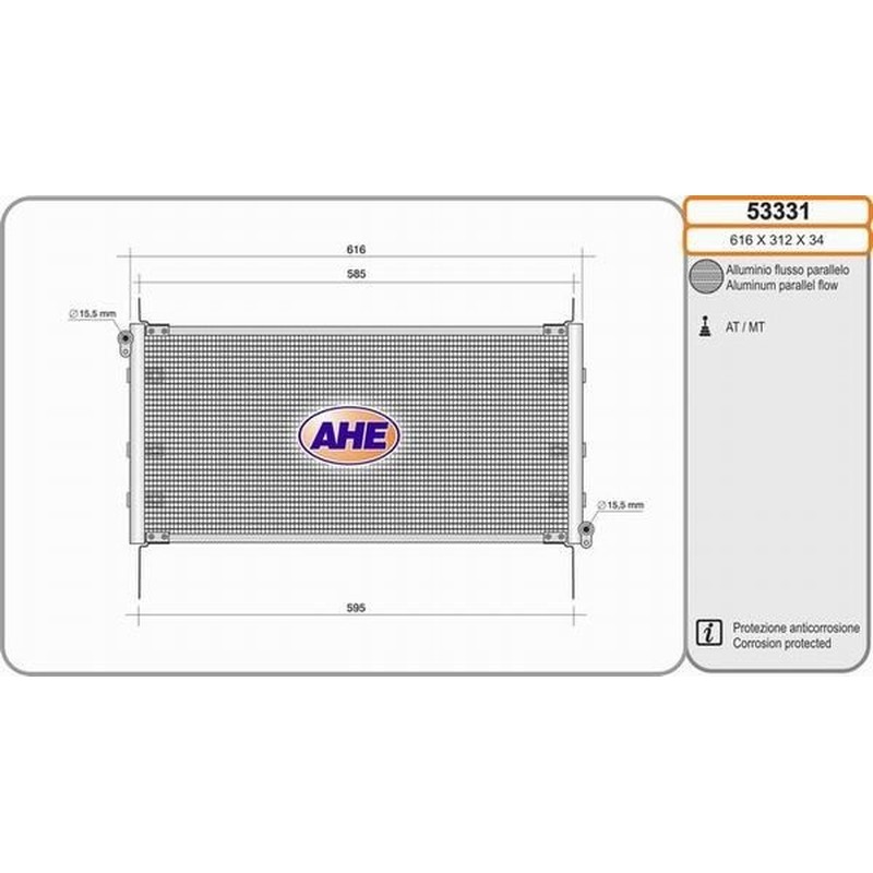 Ahe Condensatore 53331