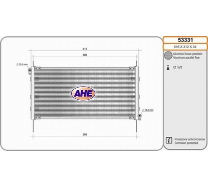 Ahe Condensatore 53331 per ripristinare il corretto funzionamento del componente